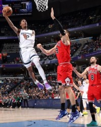 莫兰特劲爆扣篮集锦灰熊主场力克鹈鹕止连败