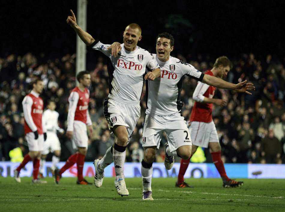  热苏斯独中两元阿森纳击败富勒姆